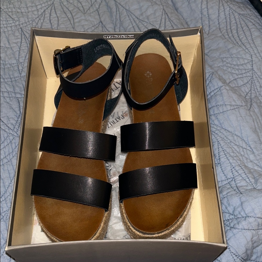 Black Women's Espadrille Sandals